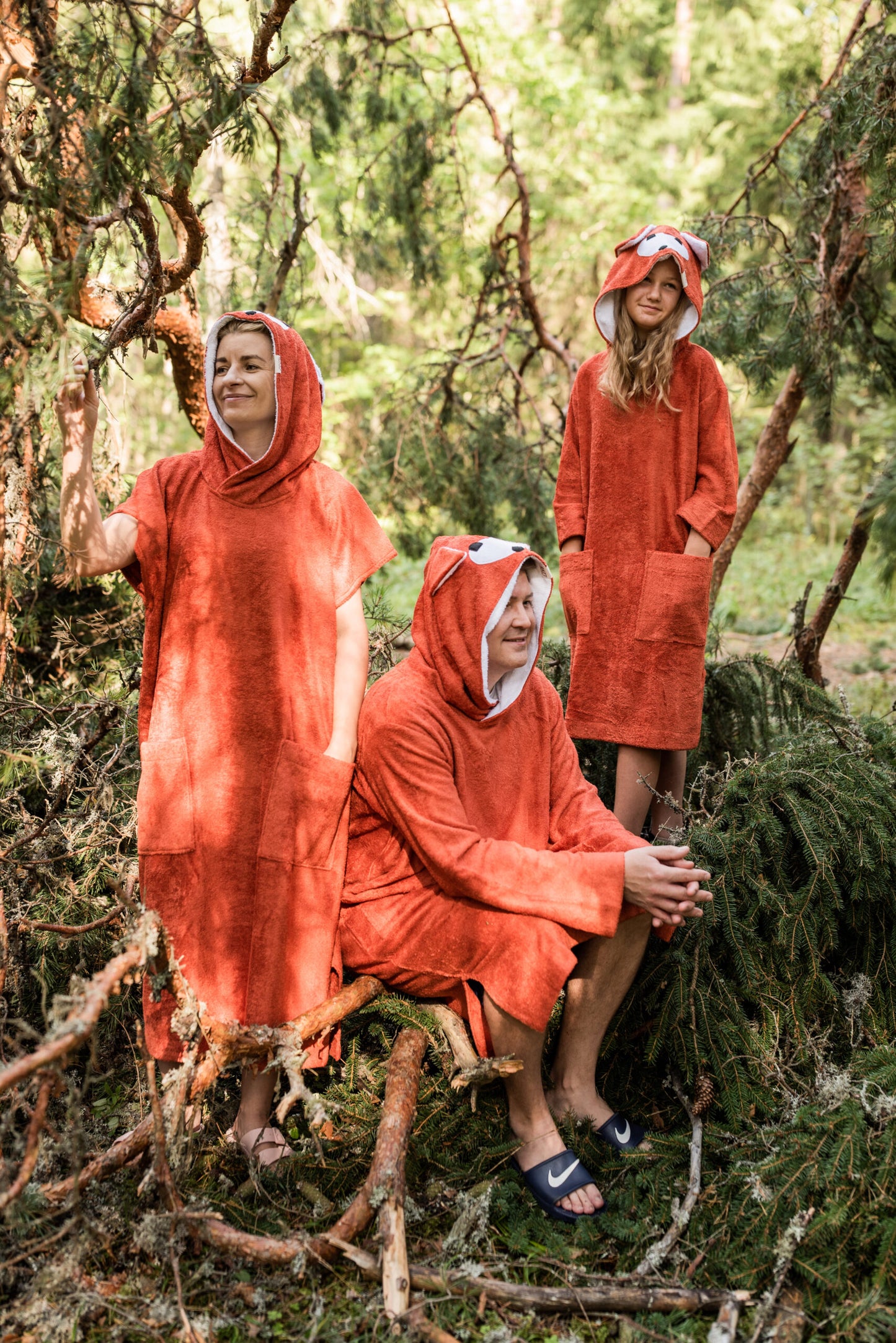 Bambukinis frontinis trumparankovis pončas "FOX" - Suaugusiems, Vyrams ir Moterims