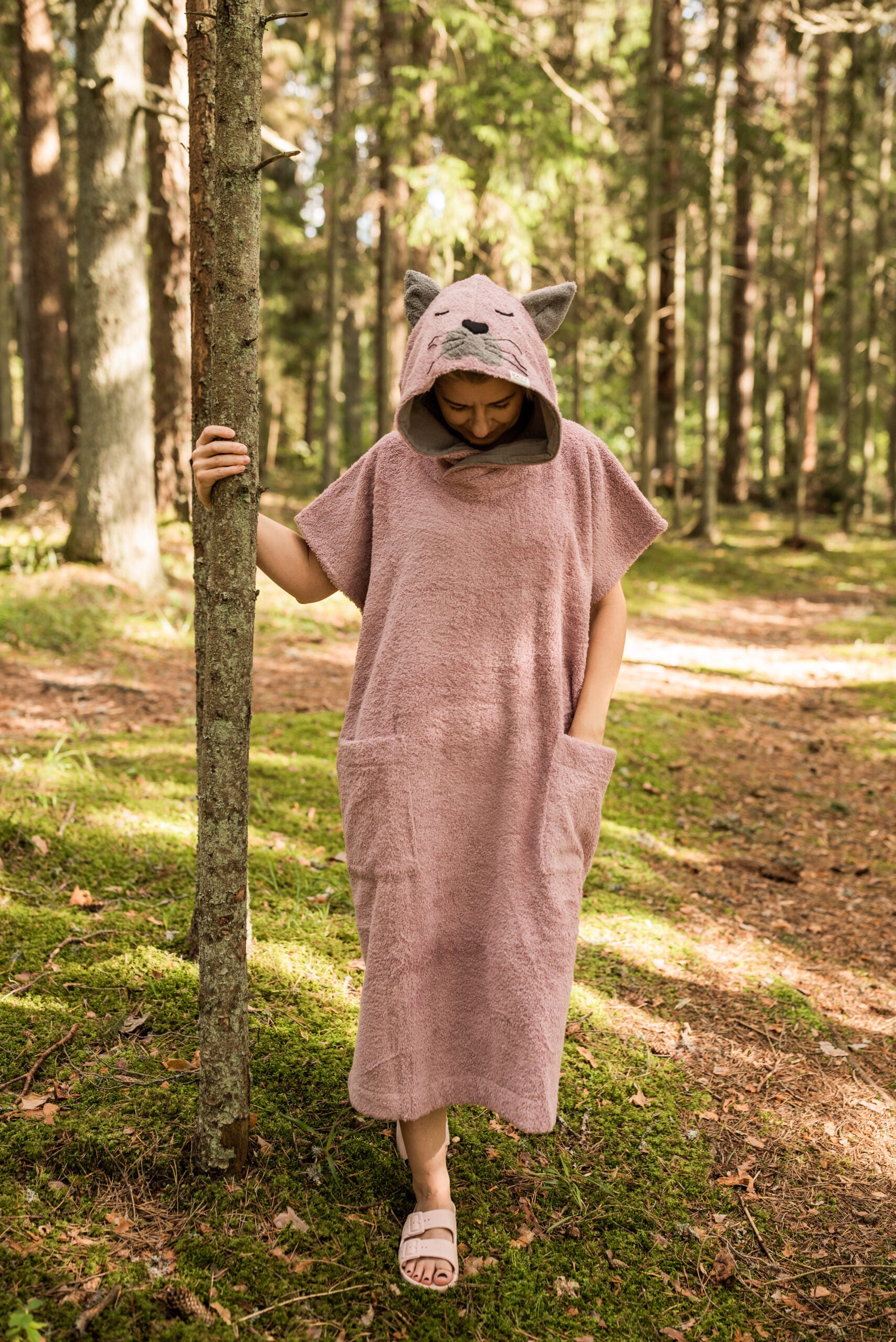 Bambukinis frontinis trumparankovis pončas 